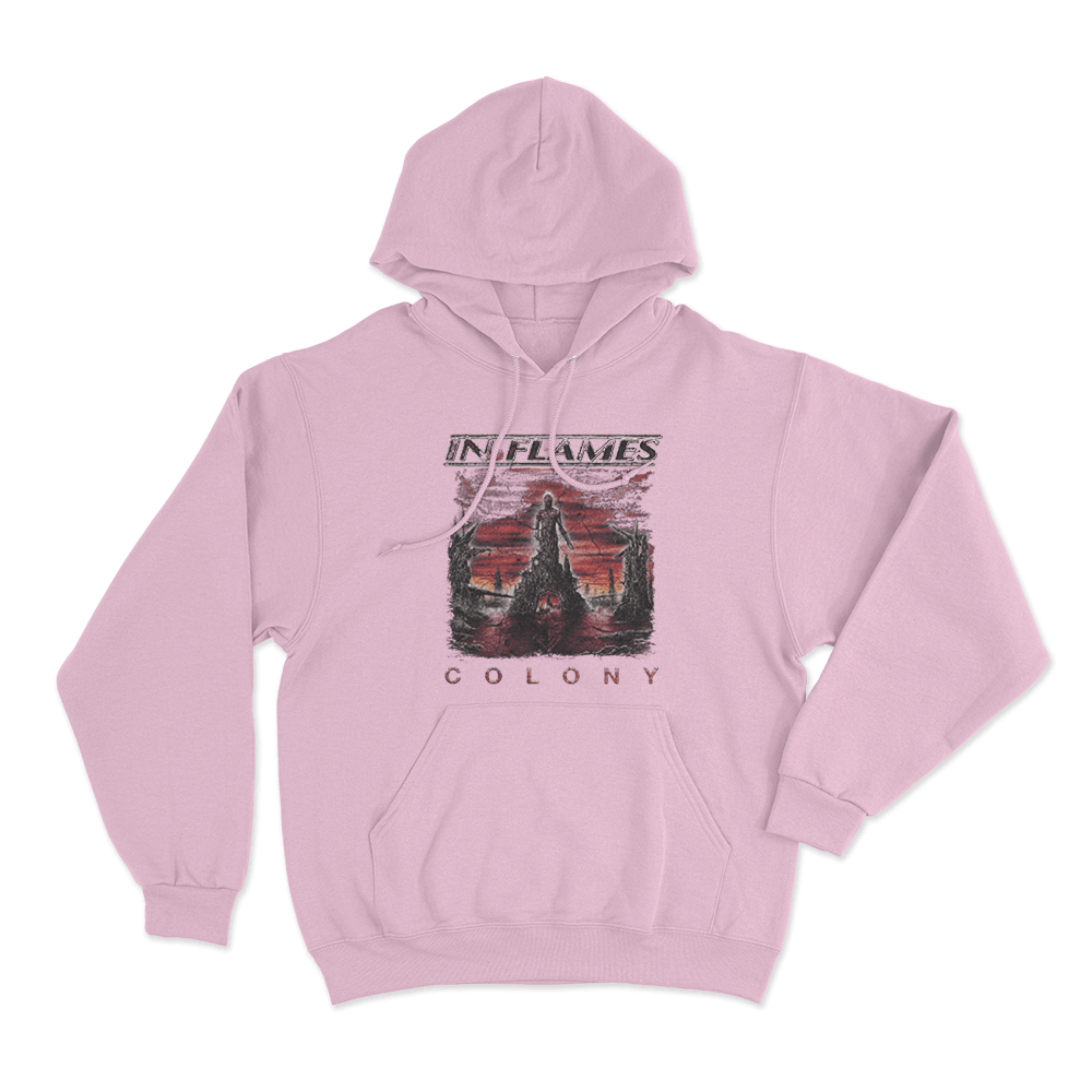 Colony Unisex Hoodie Pink Colony Unisex Hoodie Pink