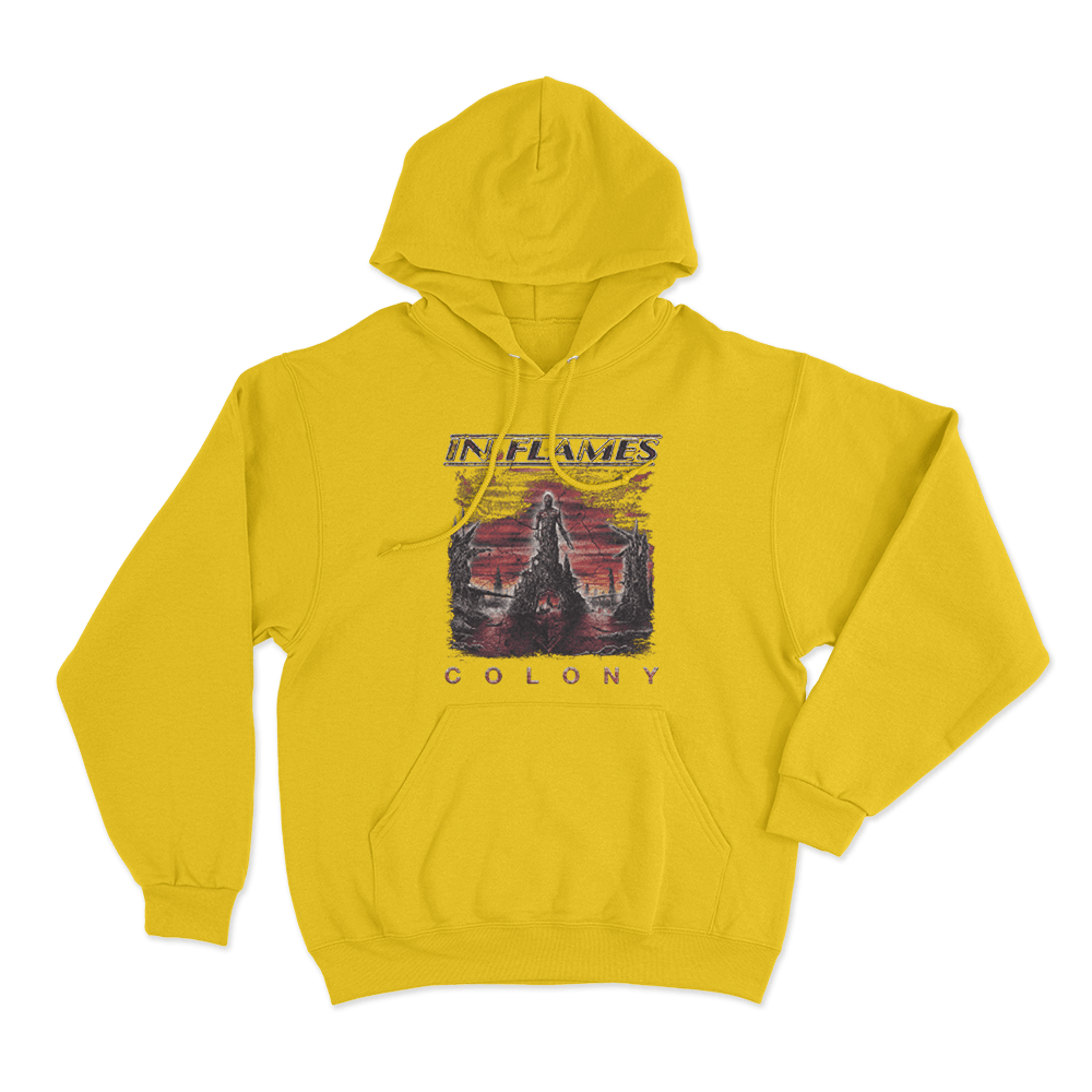 Colony Unisex Hoodie Yellow Colony Unisex Hoodie Yellow