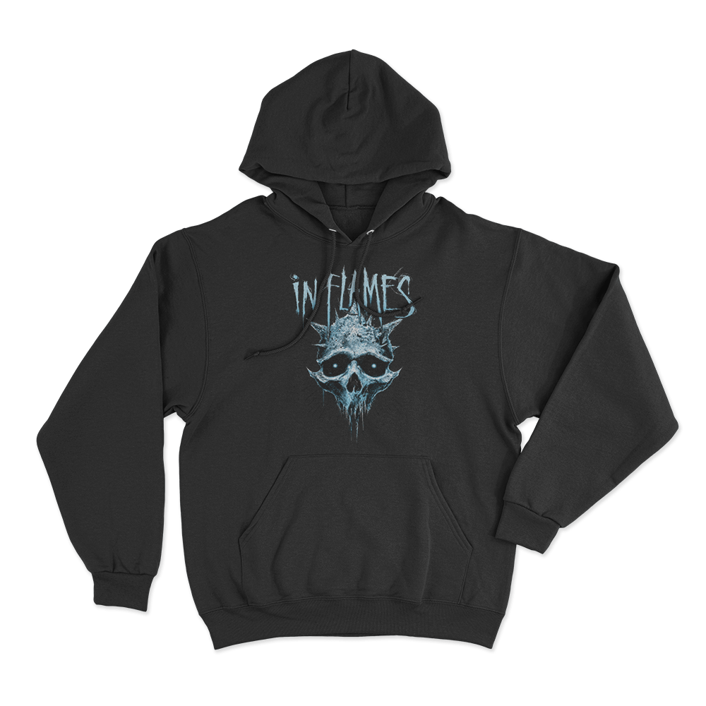 Frozen Jester Skull Unisex Hoodie Black Frozen Jester Skull Unisex Hoodie Black