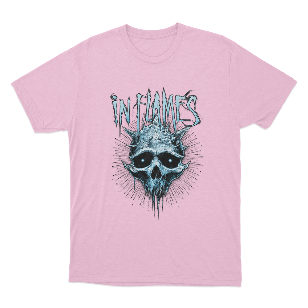 Frozen Jester Skull Unisex T Shirt Pink Frozen Jester Skull Unisex T Shirt Pink