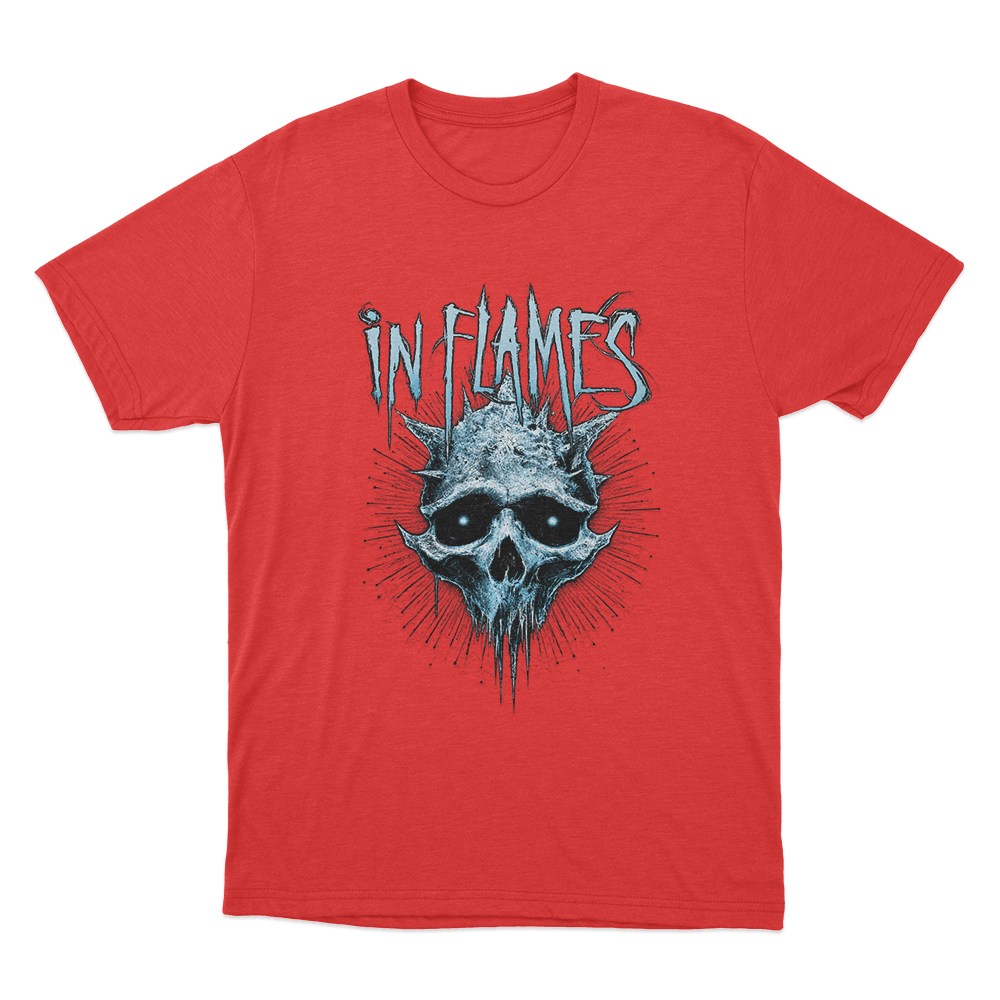 Frozen Jester Skull Unisex T Shirt Red Frozen Jester Skull Unisex T Shirt Red
