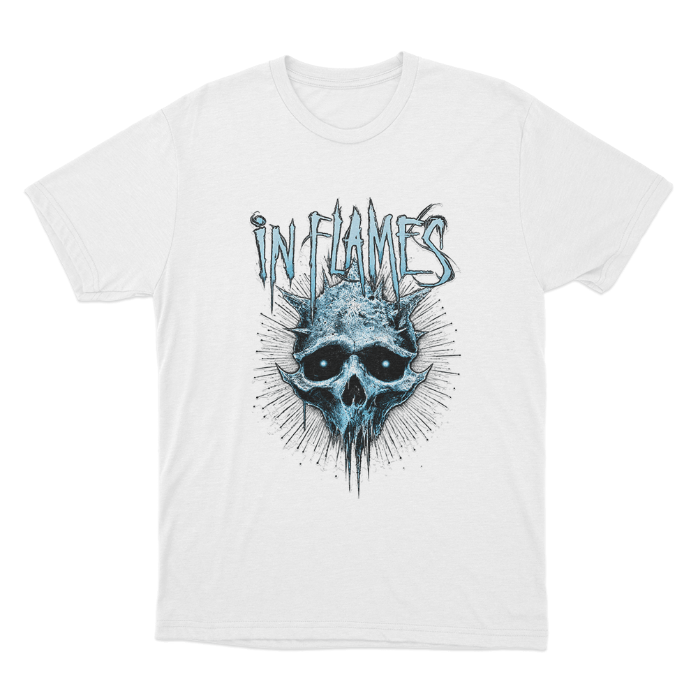 Frozen Jester Skull Unisex T Shirt White Frozen Jester Skull Unisex T Shirt White