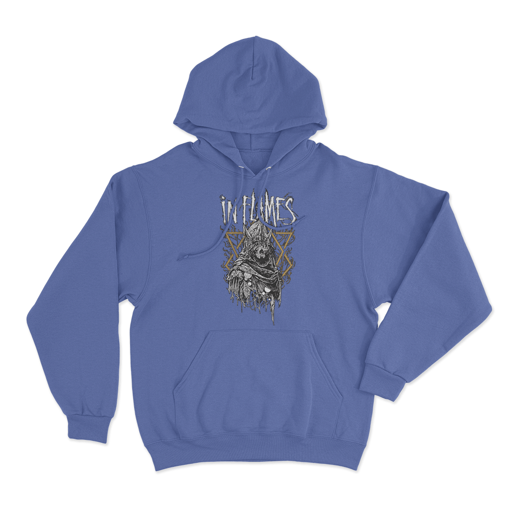 Jester Horn Unisex Hoodie Blue Jester Horn Unisex Hoodie Blue