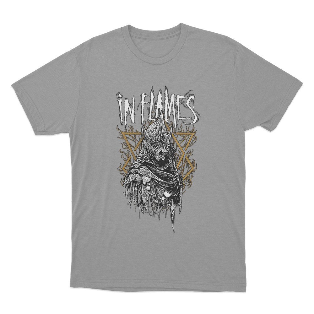 Jester Horn Unisex T Shirt Grey Jester Horn Unisex T Shirt Grey